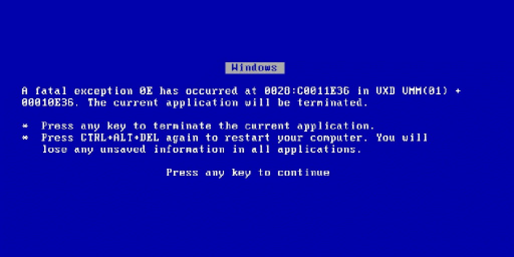 bluescreen